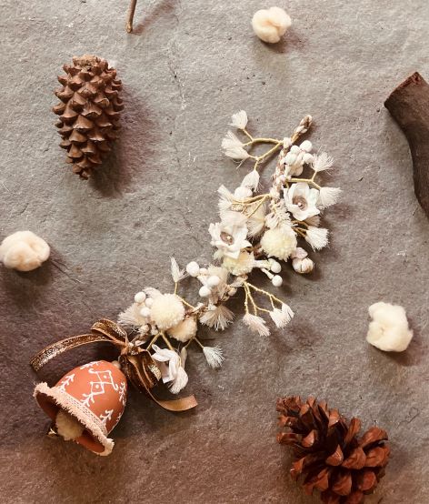Snow & Glitter Jingle Bell | Home Decor | Verified Sustainable by Brown Living™