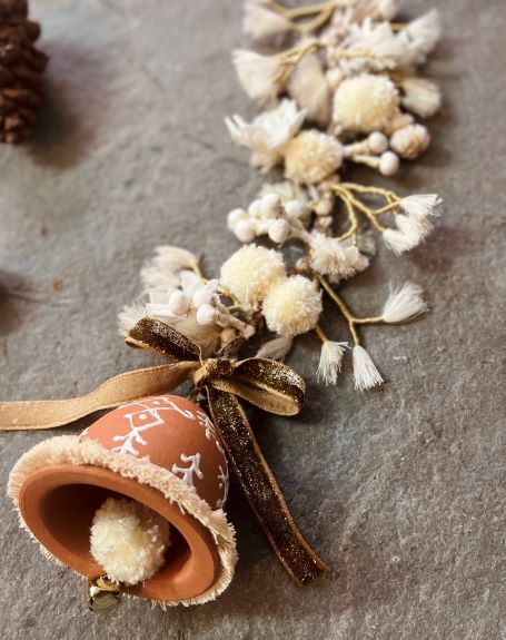 Snow & Glitter Jingle Bell | Home Decor | Verified Sustainable by Brown Living™