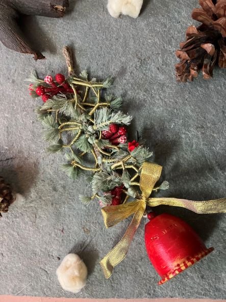 Snow & Glitter Jingle Bell | Home Decor | Verified Sustainable by Brown Living™