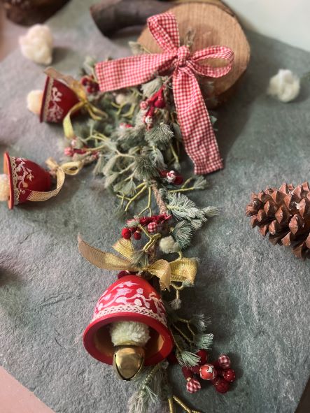 Snow & Glitter Jingle Bell | Home Decor | Verified Sustainable by Brown Living™