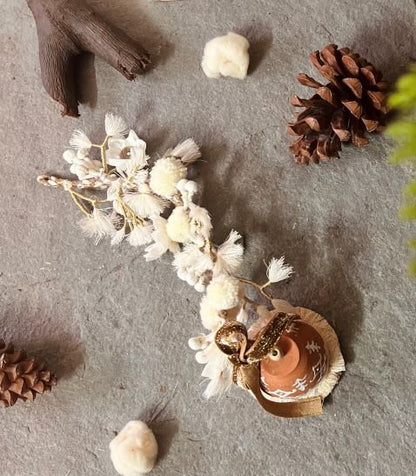 Snow & Glitter Jingle Bell | Home Decor | Verified Sustainable by Brown Living™