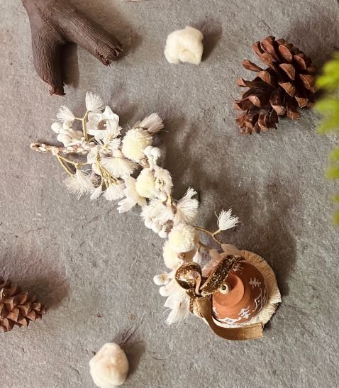 Snow & Glitter Jingle Bell | Home Decor | Verified Sustainable by Brown Living™