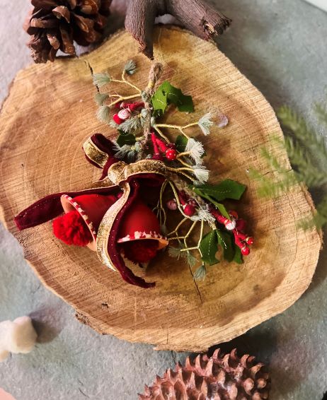 Snow & Glitter Jingle Bell | Home Decor | Verified Sustainable by Brown Living™