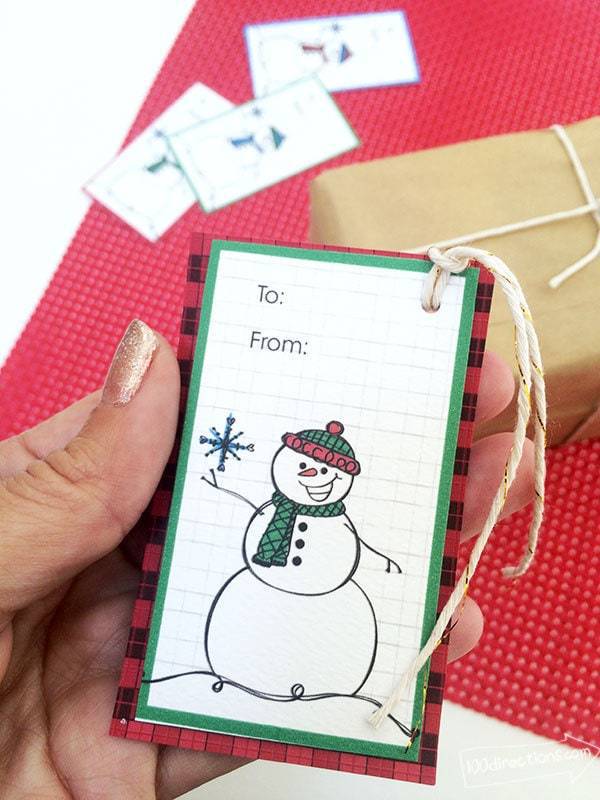 Buy Snowman Christmas Gift Tags - Pack of 8 | Shop Verified Sustainable Gift Tags & Labels on Brown Living™