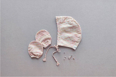 Soak Cap & Mittens Set – Kids Cap on Brown Living™. SKU: 067 - 03559 - C1BMSOMIE17NB. Img 1.