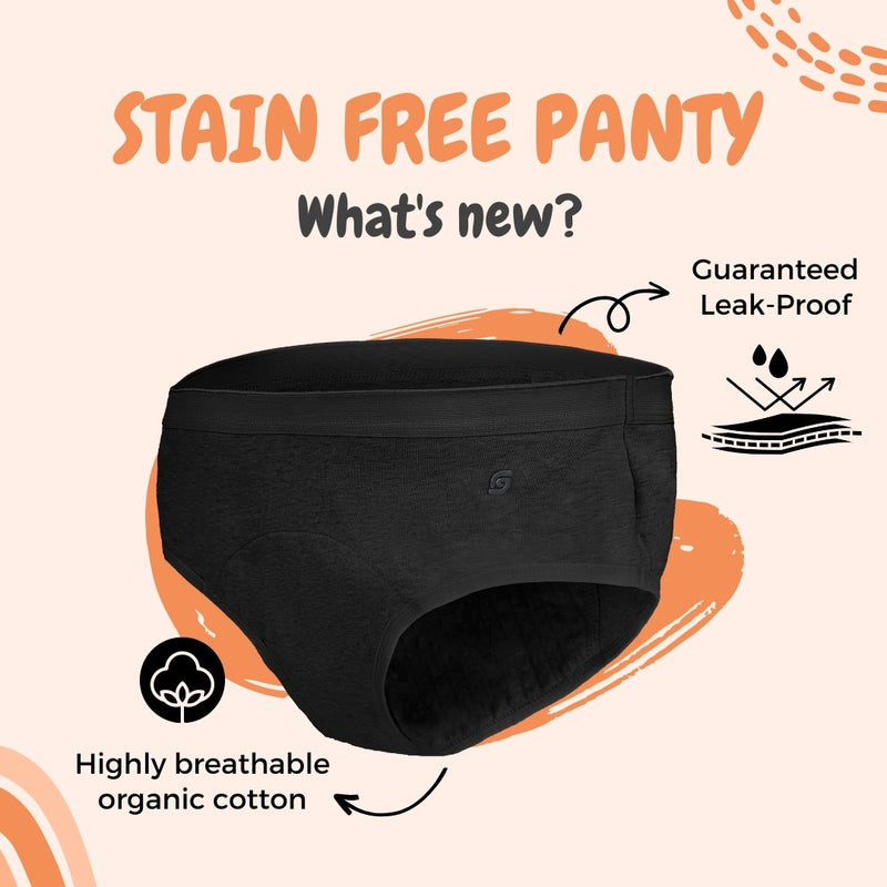 Buy Organic Stain Free Period Panty (Hipster) | Shop Verified Sustainable Womens Pants on Brown Living™