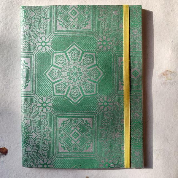 Buy Soft Cover Handmade Notebooks | Green | Shop Verified Sustainable Notebooks & Notepads on Brown Living™