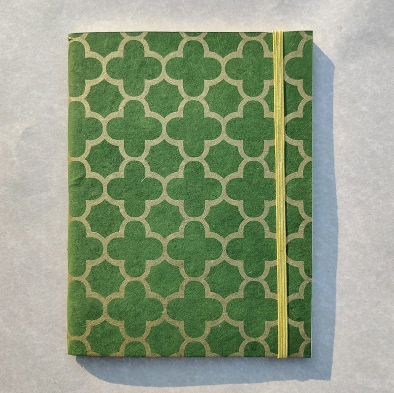 Buy Soft Cover Handmade Notebooks | Green Geometry | Shop Verified Sustainable Products on Brown Living