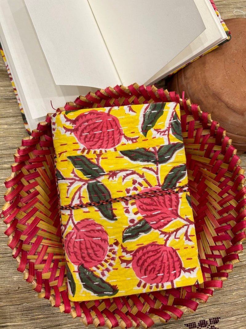 Buy Soft Paradise- Upcycled Fabric Journal-Doori | Shop Verified Sustainable Notebooks & Notepads on Brown Living™