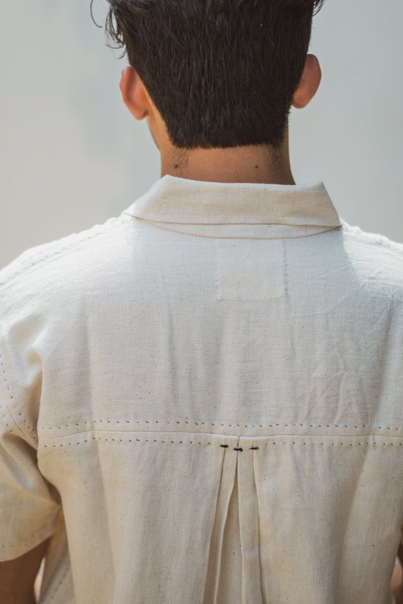 Buy Sonder Double Pocket Cotton Shirt | Shop Verified Sustainable Mens Shirt on Brown Living™