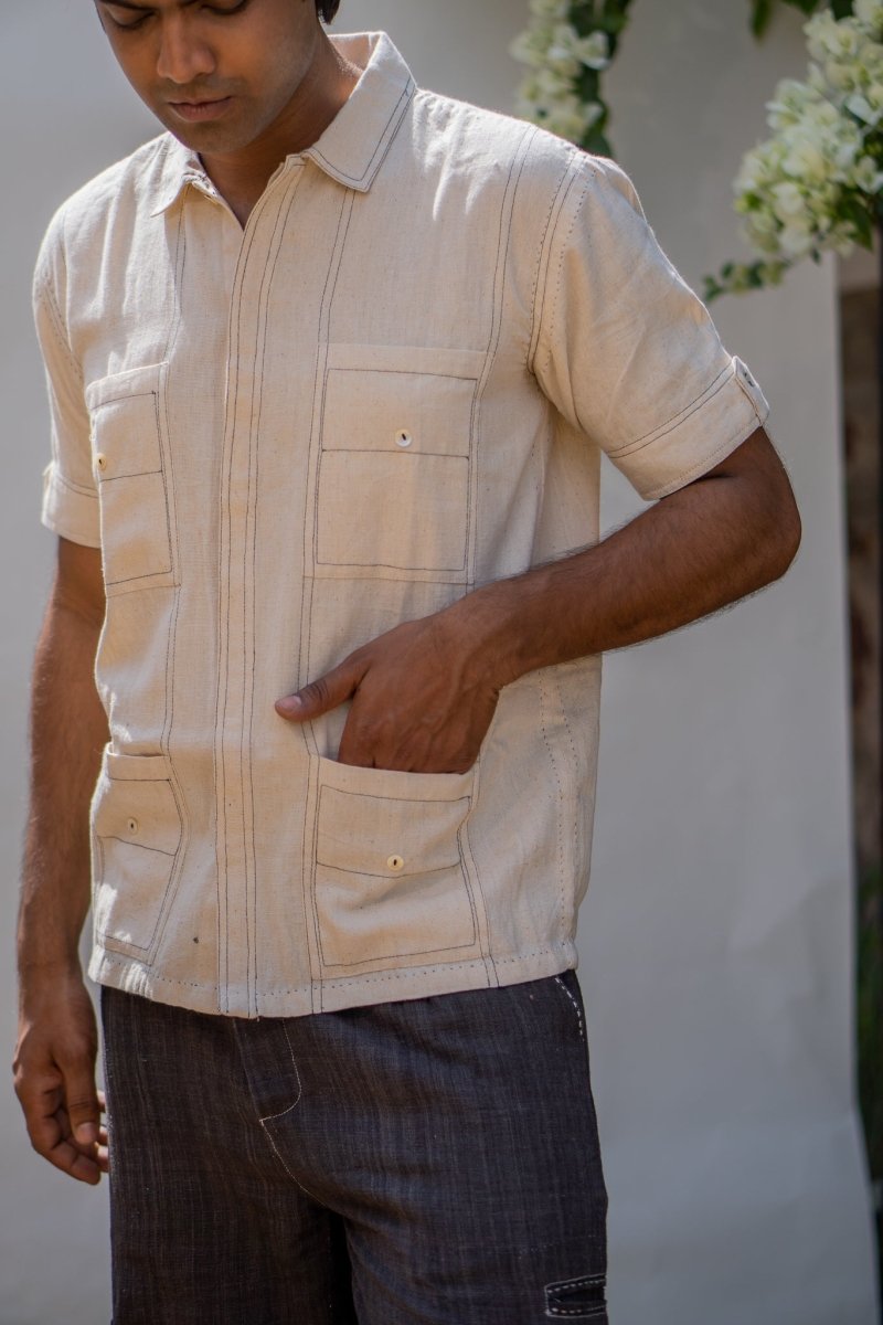 Buy Sonder Hand Spun Four Pocket Shirt | Shop Verified Sustainable Products on Brown Living