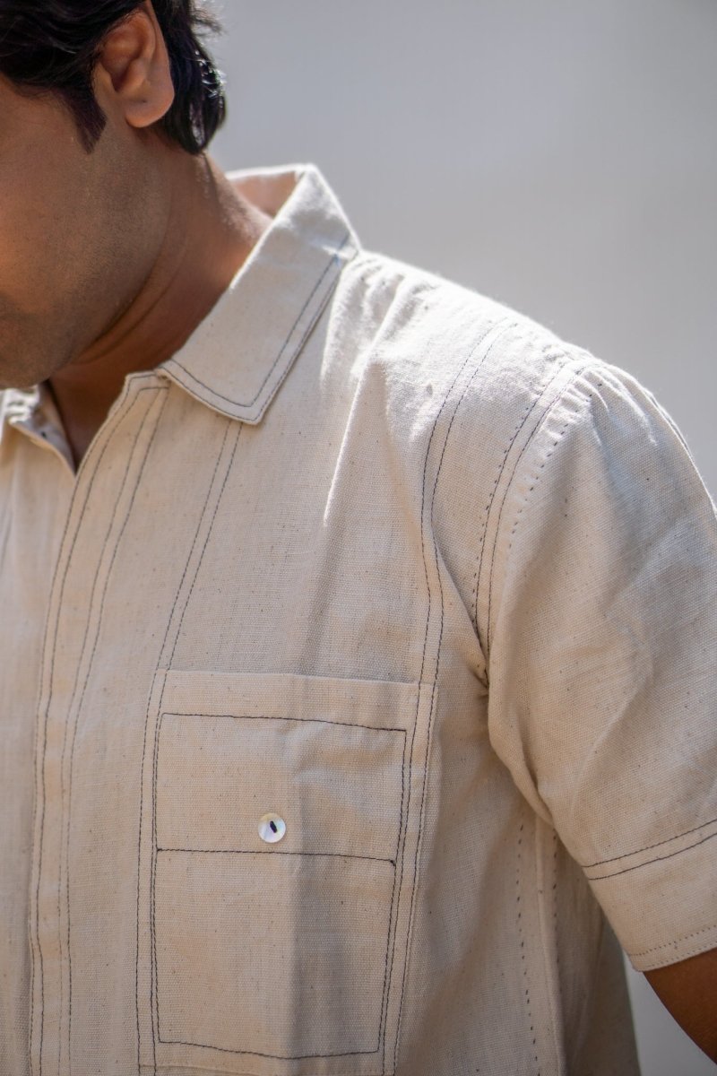 Buy Sonder Cotton Four Pocket Shirt | Shop Verified Sustainable Mens Shirt on Brown Living™