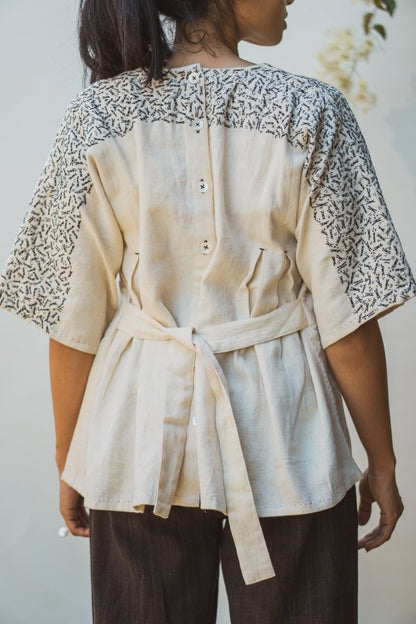 Sonder Kimono Cotton Blouse | Verified Sustainable by Brown Living™