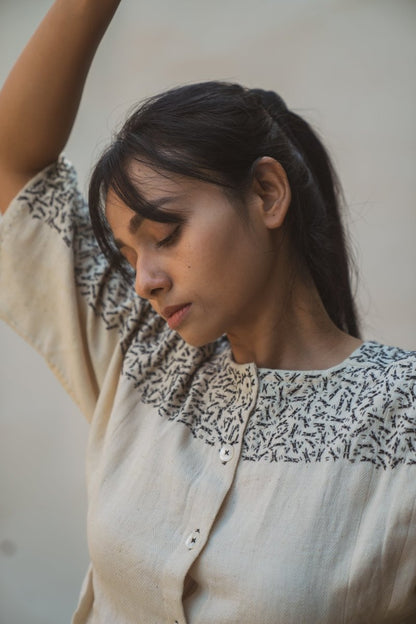 Sonder Kimono Cotton Blouse | Verified Sustainable by Brown Living™