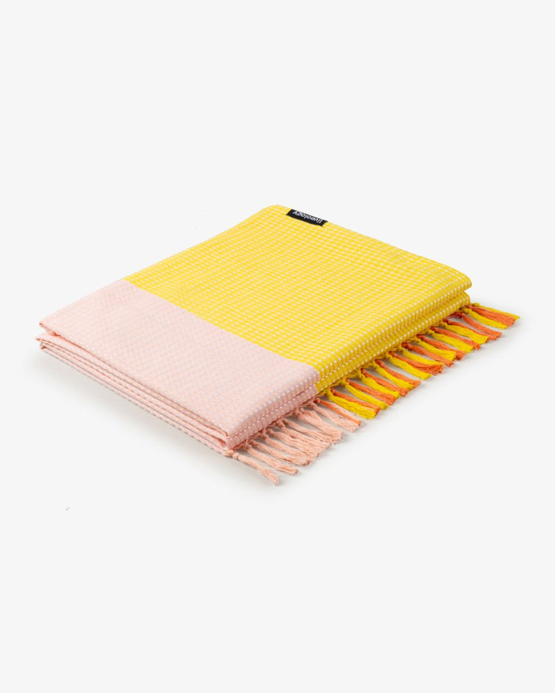 Buy Sorbet Sunrise | Bamboo & cotton Blend Woven | Bath/beach/Everyday Towels | Shop Verified Sustainable Products on Brown Living