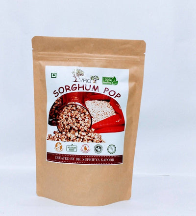 Sorghum Pop - 100g Pack of 2 – Healthy Snacks on Brown Living™. SKU: 026 - 01182 - VRO - 00044. Img 1.