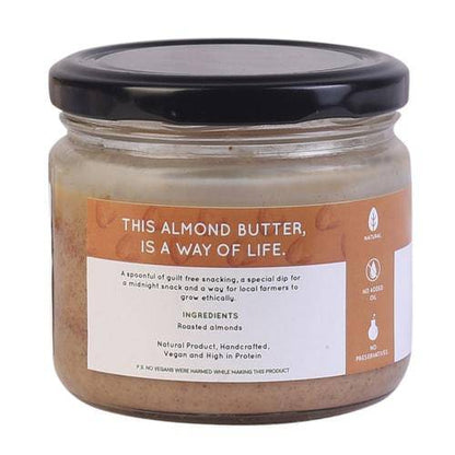 Soulful Creamy Almond Butter - Unsweetened | Verified Sustainable by Brown Living™