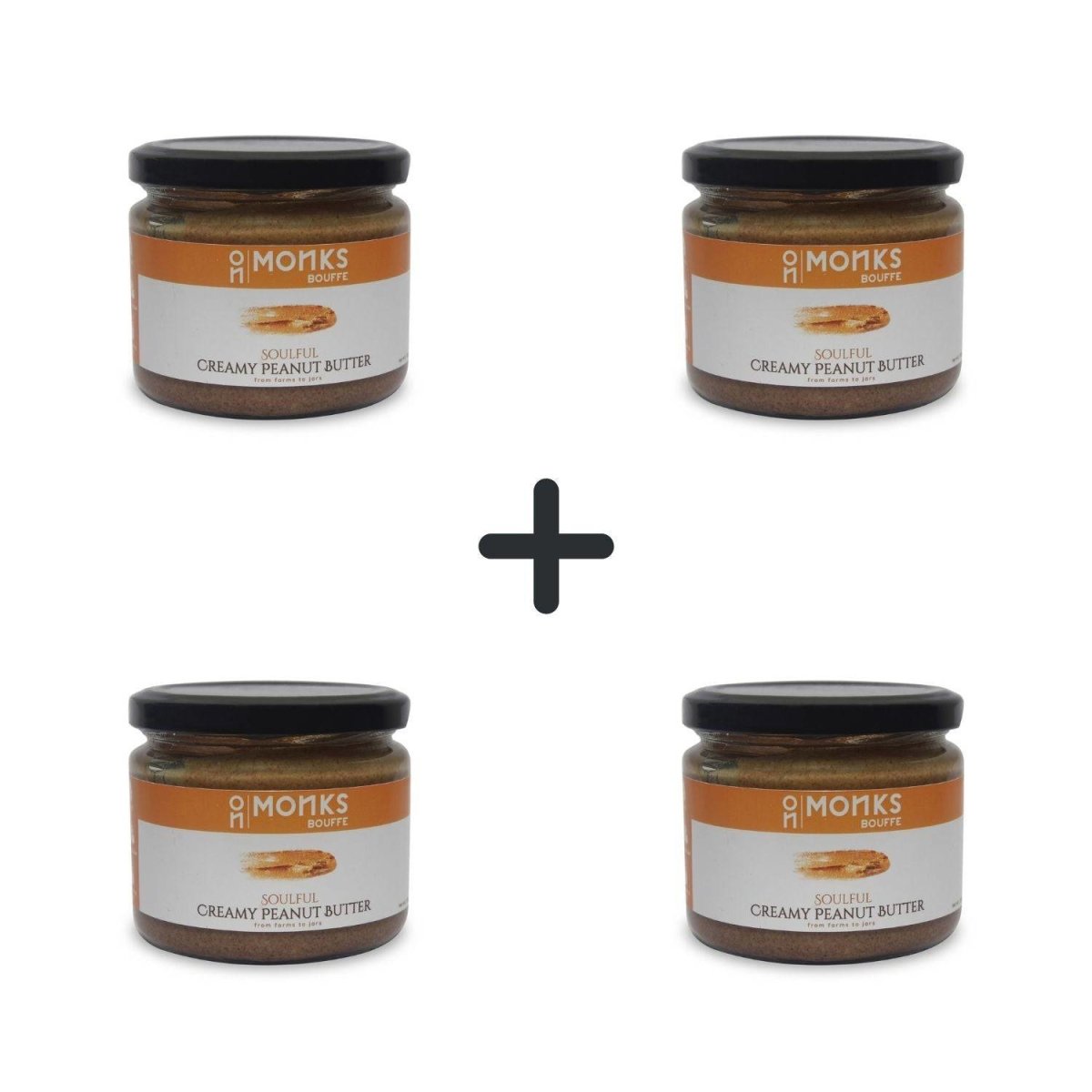 Soulful Creamy Peanut Butter - Pack of 4 | Verified Sustainable by Brown Living™