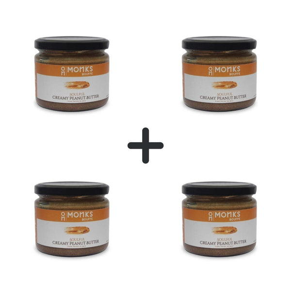 Buy Soulful Creamy Peanut Butter - Pack of 4 | Shop Verified Sustainable Jams & Spreads on Brown Living™