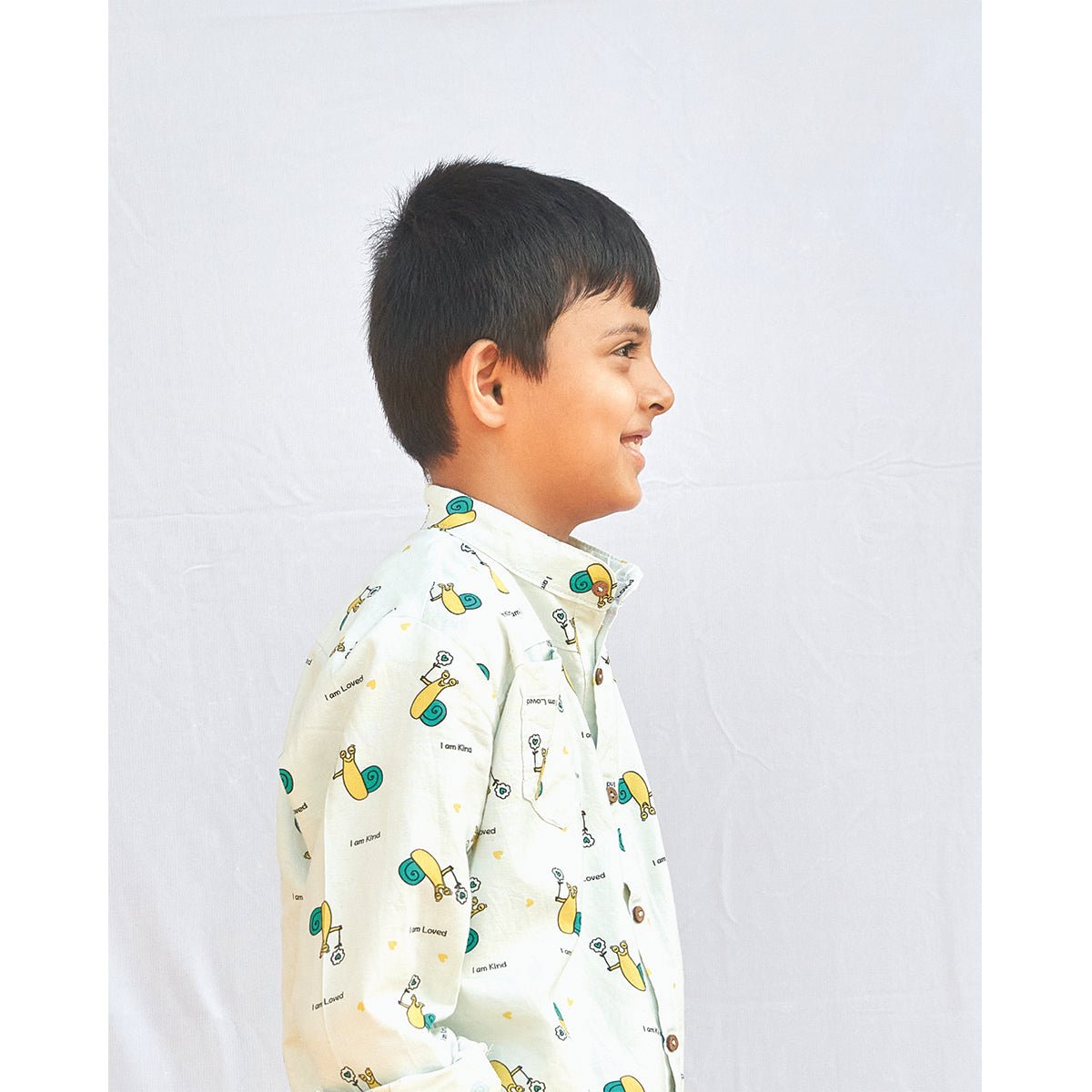 Soulful Snails Boys Shirt | Verified Sustainable by Brown Living™