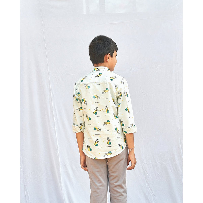 Buy Soulful Snails Boys Shirt | Shop Verified Sustainable Products on Brown Living