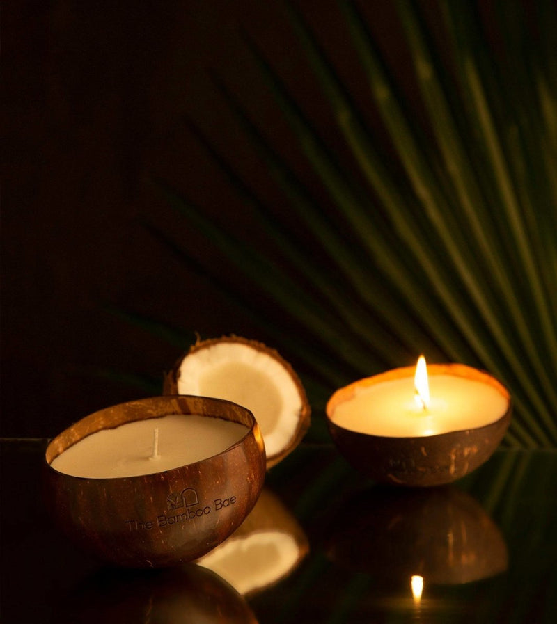 Buy Soy Wax Candle - Handcrafted and Toxic Free - Coconut Candle | Shop Verified Sustainable Products on Brown Living