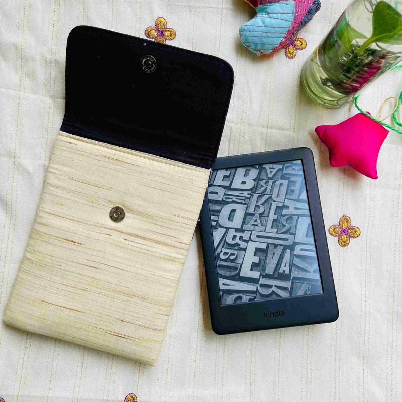 Buy Special Kindle Sleeve - Saturn says hi Astronaut leaves | Shop Verified Sustainable Tech Accessories on Brown Living™
