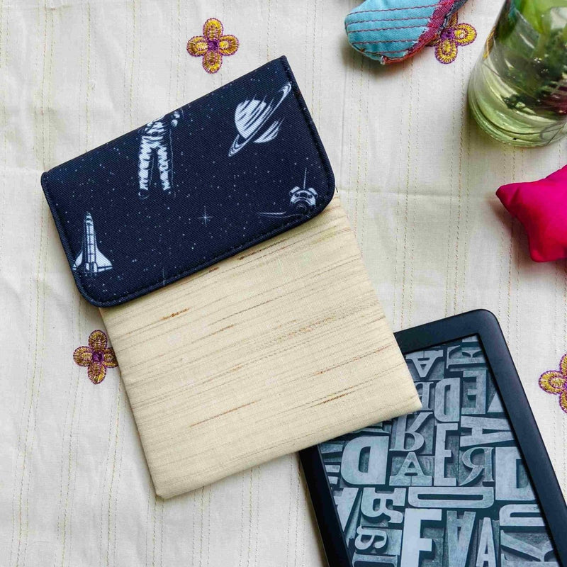 Buy Special Kindle Sleeve - Saturn says hi Astronaut leaves | Shop Verified Sustainable Tech Accessories on Brown Living™