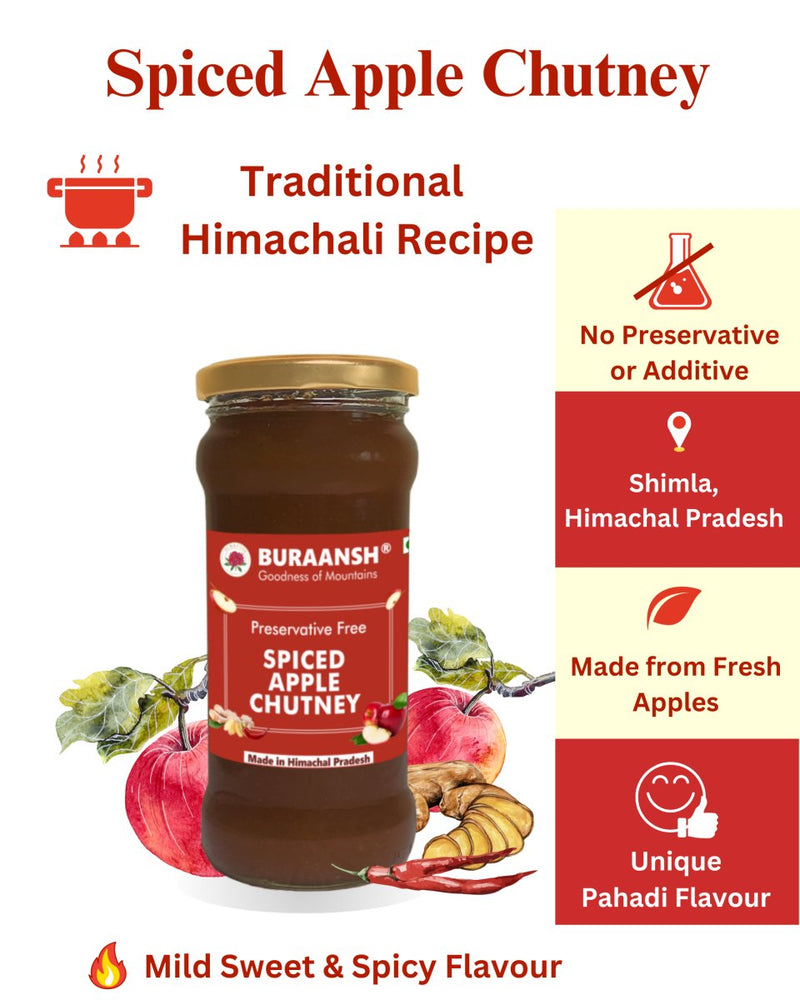 Buy Spiced Apple Chutney - Preservative Free | Shop Verified Sustainable Products on Brown Living