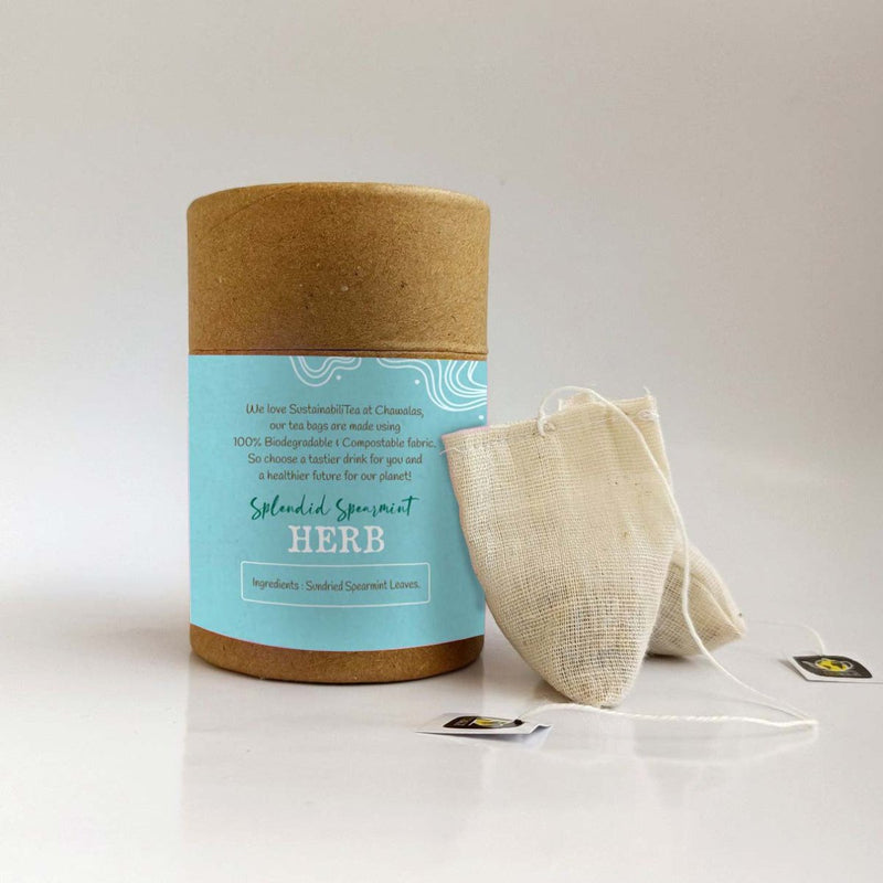 Buy Splendid Spearmint Herbal Tea Bags - 18gms | Shop Verified Sustainable Tea on Brown Living™