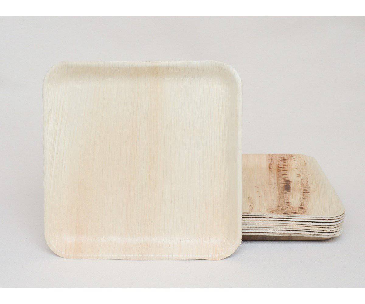 Square Party Pack - 100% Biodegradable Tableware | Verified Sustainable by Brown Living™