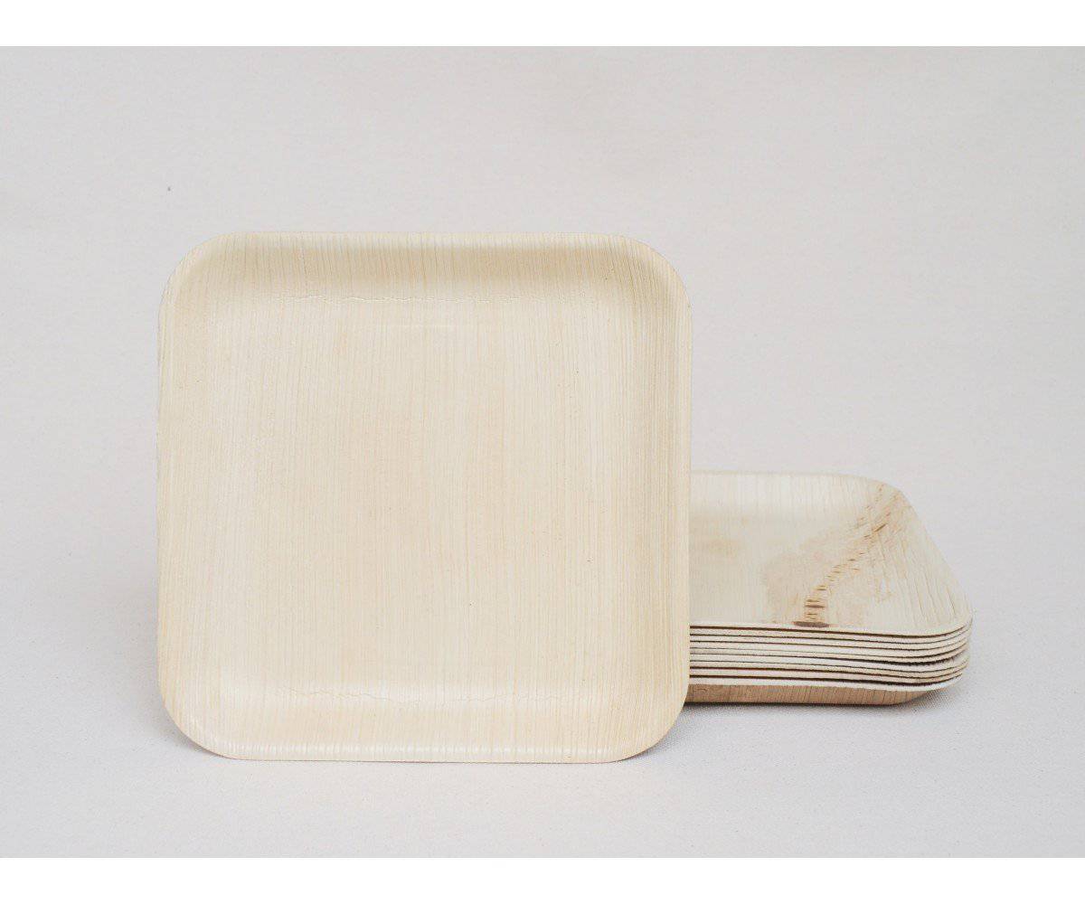 Square Party Pack - 100% Biodegradable Tableware | Verified Sustainable by Brown Living™