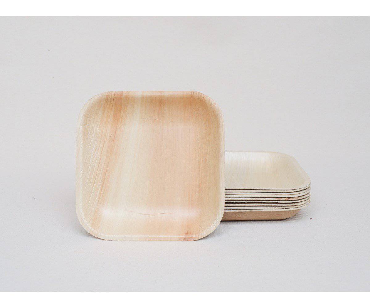 Square Party Pack - 100% Biodegradable Tableware | Verified Sustainable by Brown Living™