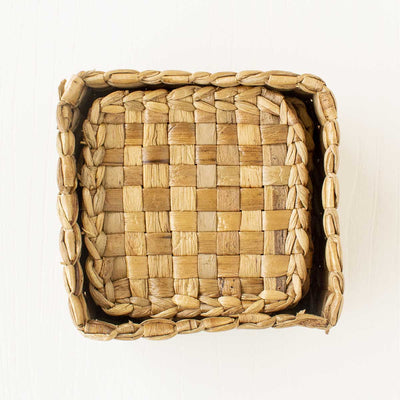 Square Weave Coasters - Set of 6 – Table Decor on Brown Living™. SKU: SC0111. Img 5.