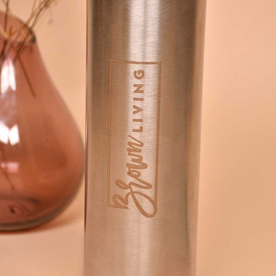 Stainless Steel Bottle | Easy Sip & Leak Proof | 1000ml – Bottles & Sippers on Brown Living™. SKU: BL - 29_BL4683. Img 4.