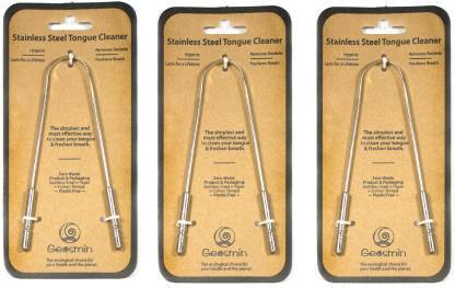 Stainless Steel Tongue Cleaner - Pack of 3 | Verified Sustainable by Brown Living™