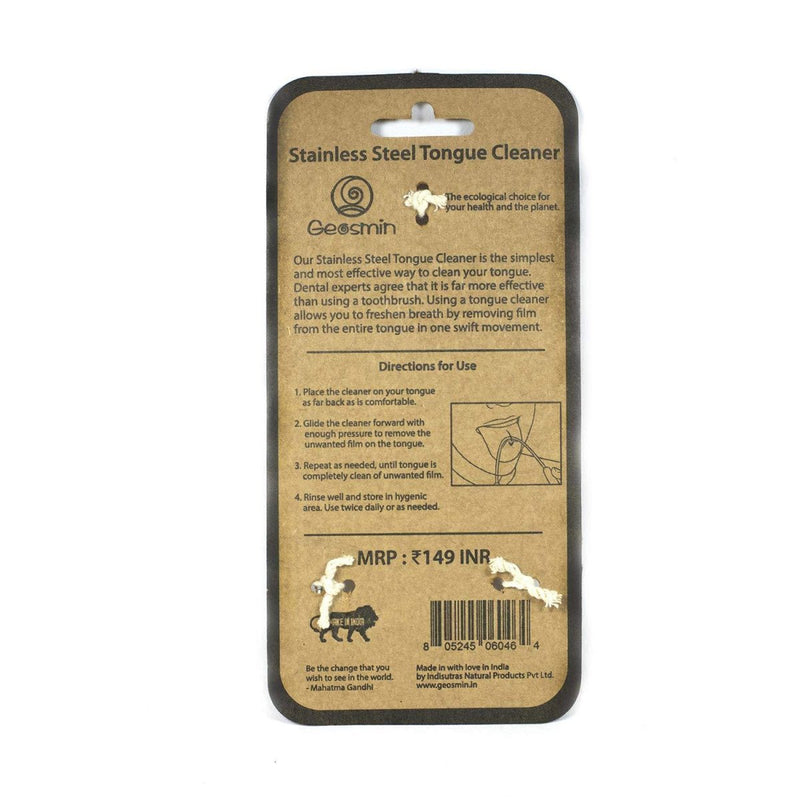 Buy Stainless Steel Tongue Cleaner, Surgical Grade - Pack of 2 | Shop Verified Sustainable Tongue Cleaner on Brown Living™