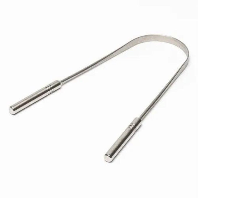 Stainless Steel Tongue Cleaner | Verified Sustainable Oral Care on Brown Living™