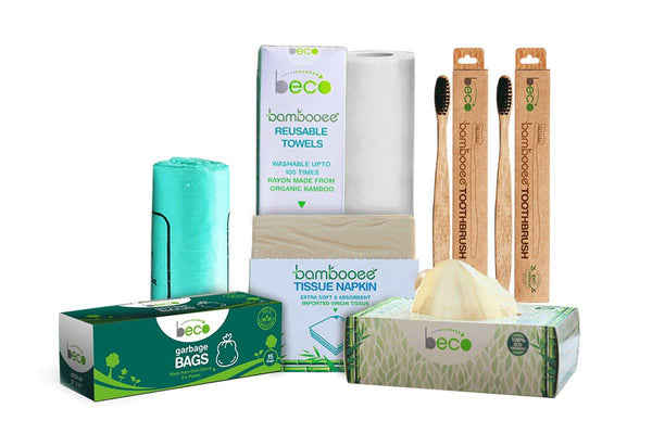Buy Starter Bundle For a Sustainable Home | Shop Verified Sustainable Table Essentials on Brown Living™