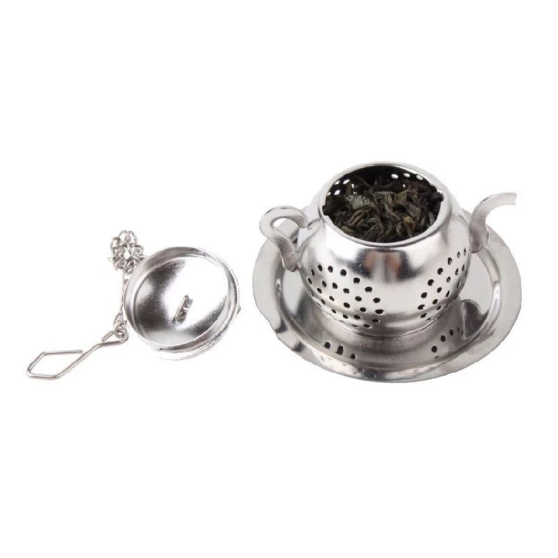 Mini Teapot Strainers - Stainless Steel - Cute and Functional | Verified Sustainable by Brown Living™