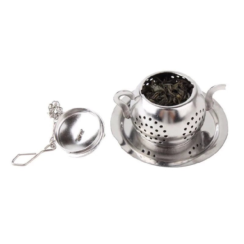 Buy Mini Teapot Strainers - Stainless Steel - Cute and Functional | Shop Verified Sustainable Products on Brown Living