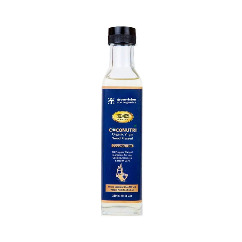 Buy Stone & Wood Pressed Organic Coconut Oil -Premium- 250 ml | Shop Verified Sustainable Products on Brown Living