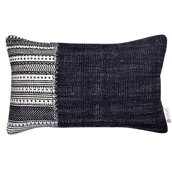 Buy Stonewash Embroidered Cushion Cover | Shop Verified Sustainable Covers & Inserts on Brown Living™