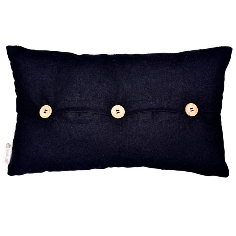 Buy Stonewash Panelled Cushions Cover | Shop Verified Sustainable Products on Brown Living