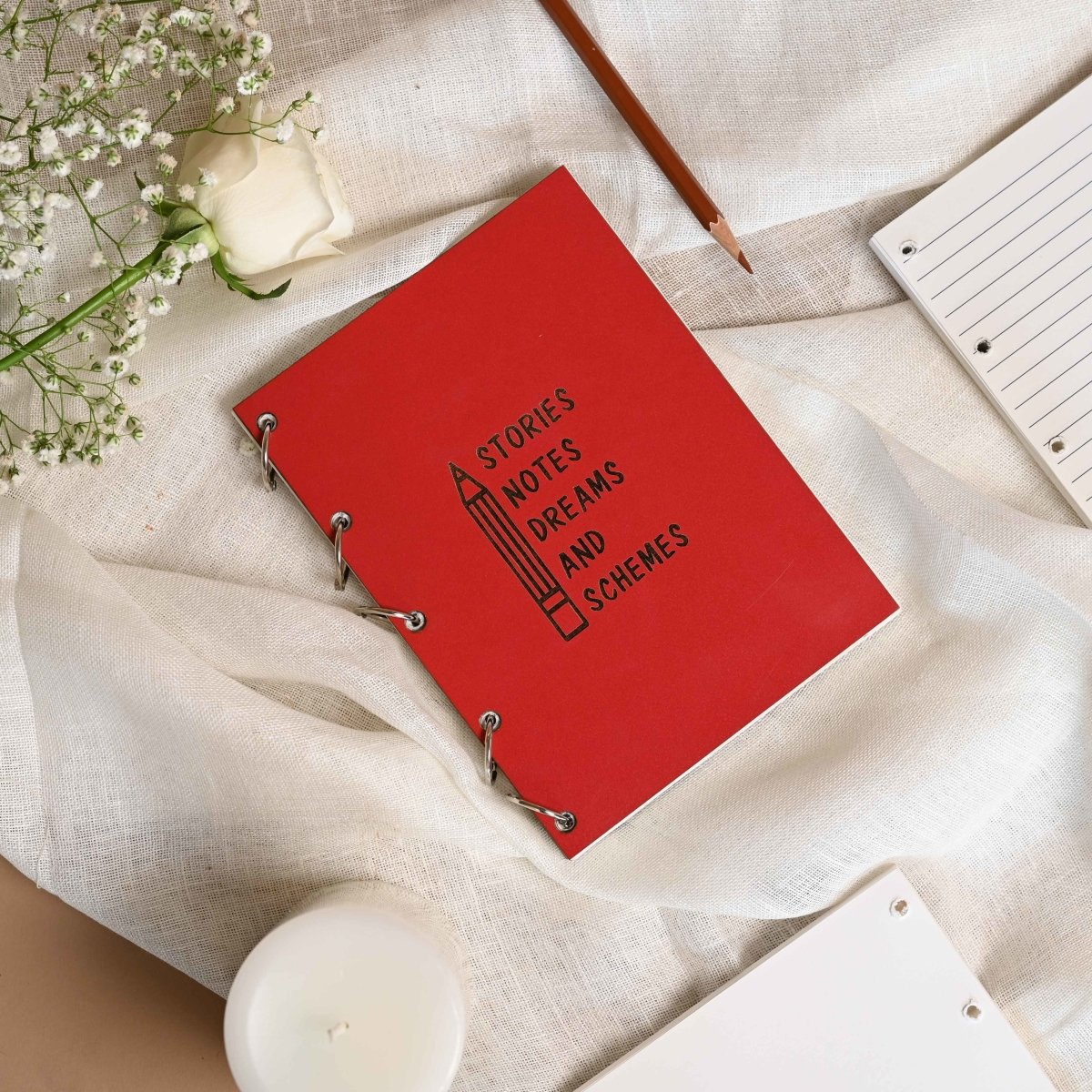 Stories Notes Dreams and Schemes - Refillable Notebooks | Verified Sustainable by Brown Living™