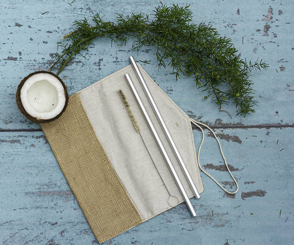 Buy Straw Kit - Travel Pack | Shop Verified Sustainable Products on Brown Living