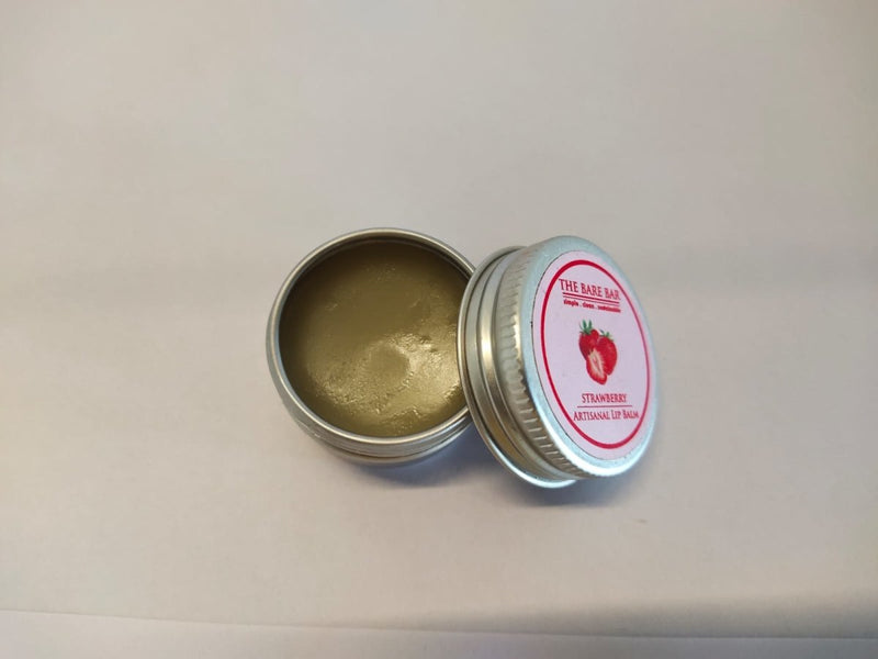 Buy Strawberry Lip-Balm | 10 Grams I For All Skin Types | Lip Exfoliation | Shop Verified Sustainable Products on Brown Living