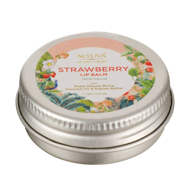 Buy Strawberry Lip Balm - 7gm Pack of 2 | Shop Verified Sustainable Lip Balms on Brown Living™