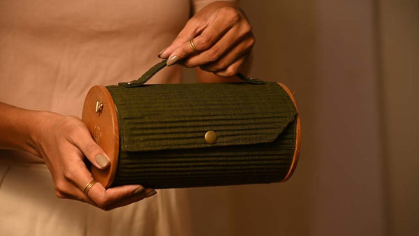 Buy Summer Grove Round Clutch | Shop Verified Sustainable Products on Brown Living