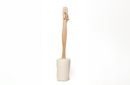 Sundried Desi Bottle Gourd Loofah with Teak Wood Handle | Verified Sustainable by Brown Living™